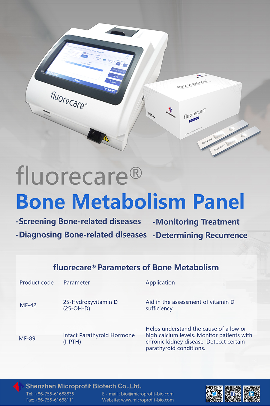 fluorecare® Bone Metabolism Panel