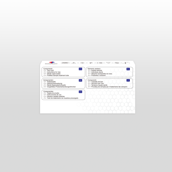 fluorecare SARS-CoV-2 & Influenza A/B & RSV Antigen Combo Test Kit (Colloidal Gold Chromatographic Immunoassay)