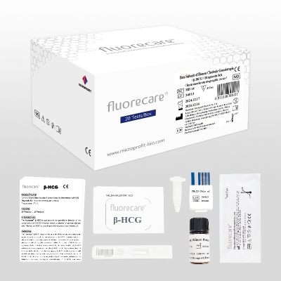 fluorecare Beta Subunit of Human Chorionic Gonadotropin (β-HCG) Diagnostic Kit (Immunochromatographic Assay)  MF-14