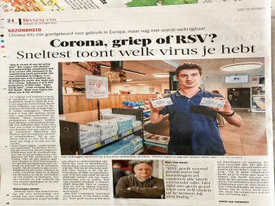 fluorecare® was published in the newspaper in Belgium