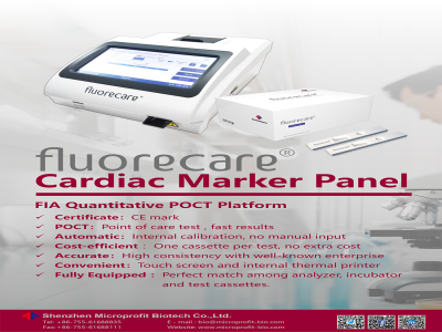Product Brochure of fluorecare® Cardiac Marker Panel