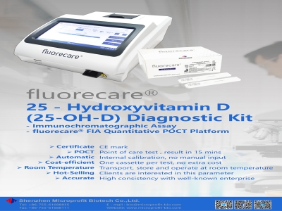 fluorecare® 25-Hydroxyvitamin D (25-OH-D) Diagnostic Kit