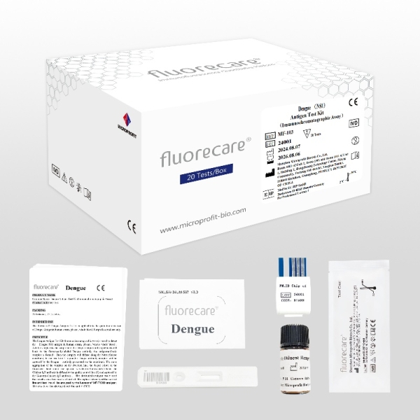 fluorecare Dengue Antigen Test Kit (Immunochromatographic Assay)  MF-103