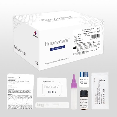 fluorecare Fecal Occult Blood (FOB) Diagnostic Kit (Immunochromatographic Assay)  MF-74
