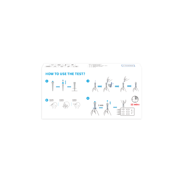 fluorecare SARS-CoV-2/RhV/PIV/Influenza A/B / RSV/ADV/hMPV/M.P Antigen Combo Test Kit (Colloidal Gold Chromatographic Immunoassay) MF-139